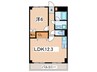 ソレイユ青葉台 1LDKの間取り