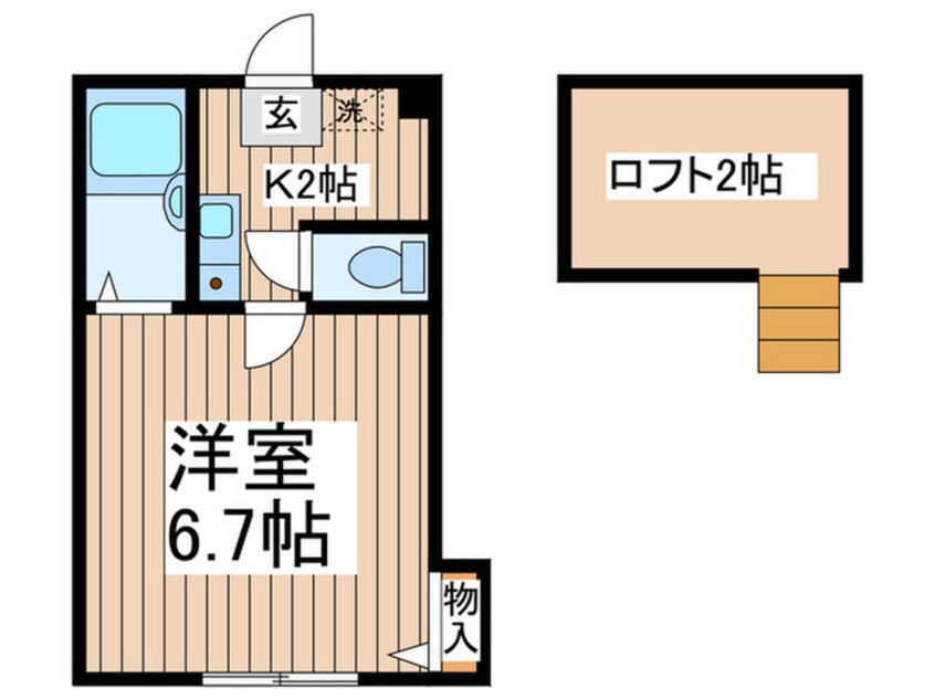 間取図 エスペーロビレッジ