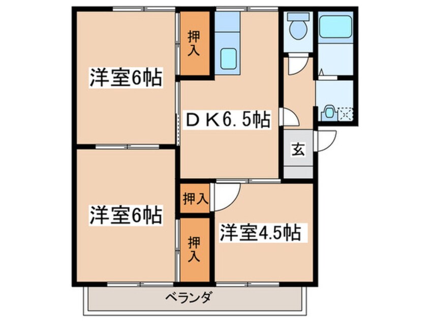 間取図 アリスハイム３番館