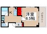 瑞穂ビル 1Kの間取り