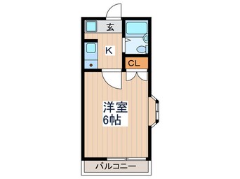 間取図 深大寺サニ－ハウス