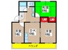 第一村田ロイヤルハイツ 3DKの間取り
