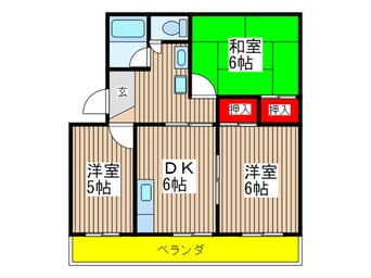 間取図 第一村田ロイヤルハイツ