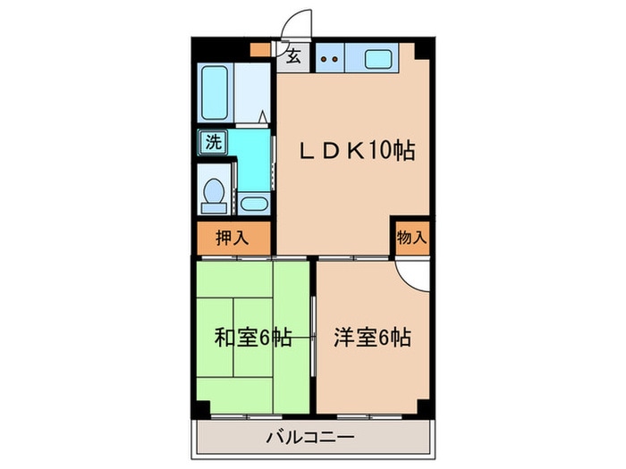 間取り図 アダージョ元住吉