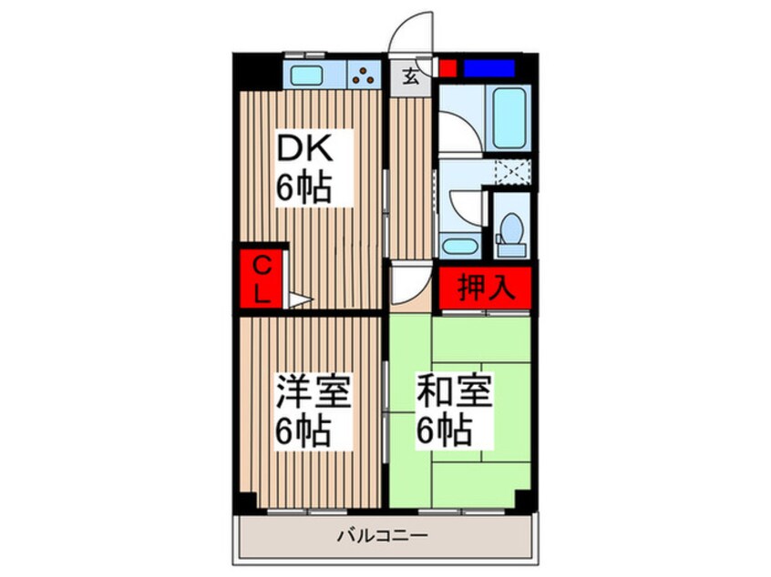 間取図 EFビル