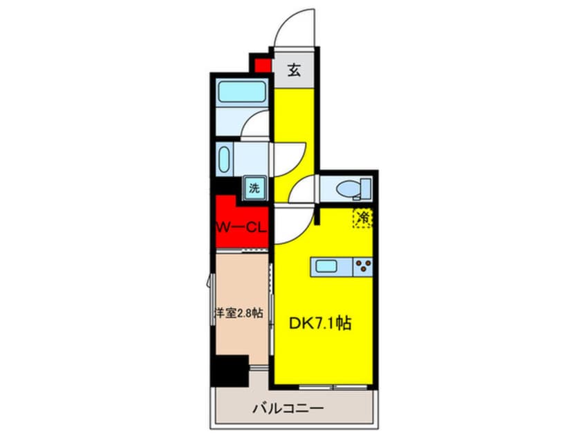 間取図 ﾘﾋﾞｵﾒｿﾞﾝ日本橋浜町公園