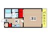 ビュウビレッヂ黒砂 1Kの間取り