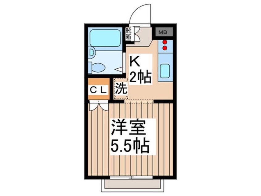 間取図 モンシャトー濱尾