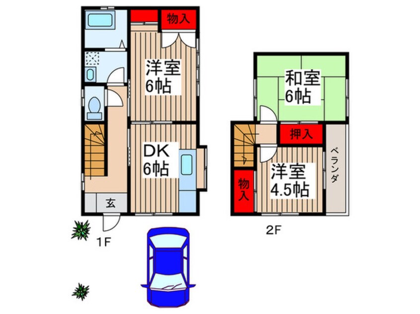 間取図 仮）小林様貸家