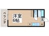 b´CASA千葉検見川re-born 1Rの間取り
