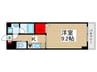 ヴィラエクセル 1Kの間取り