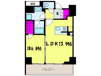 間取図 パ－クハビオ渋谷本町レジデンス