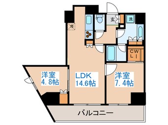 間取図 パ－クハビオ渋谷本町レジデンス