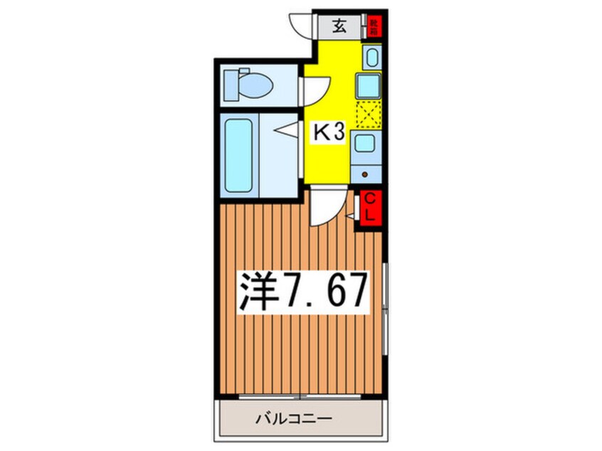 間取図 リベリエ浦和仲町