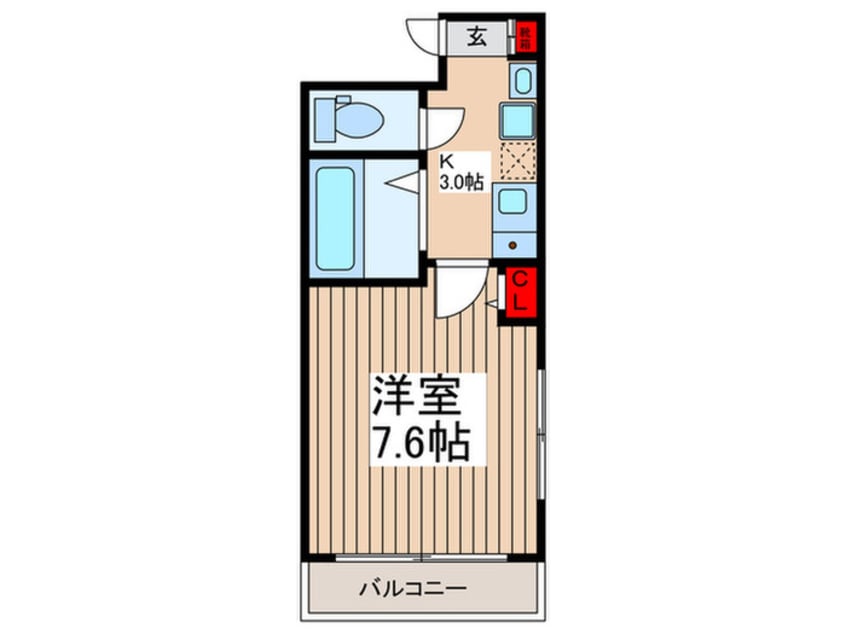 間取図 リベリエ浦和仲町