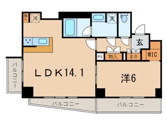 間取図 ケリア西馬込アジールコート