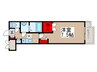 プレジオ３ 1Kの間取り