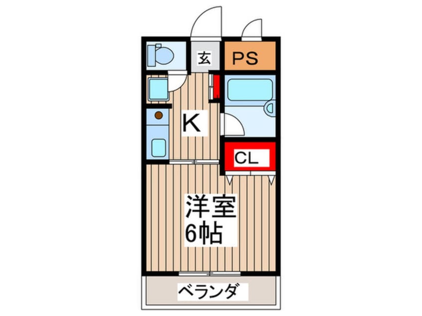 間取図 ｸﾞﾚ-ｽﾋﾞｭｳ国府台