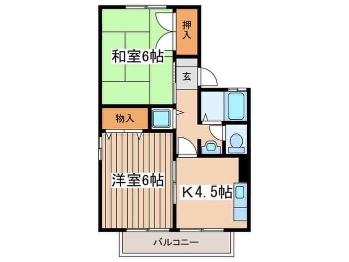 間取り図 クレセントＢ