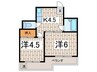 リベラル斉木 2Kの間取り