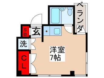 間取図 シティボックス梅島