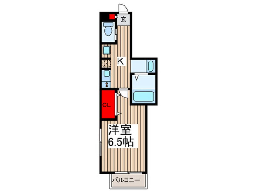 間取図 仮)キャメル北越谷8