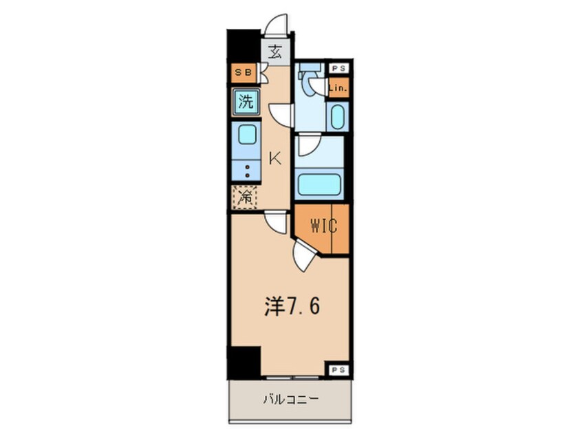 間取図 パークアクシス西馬込