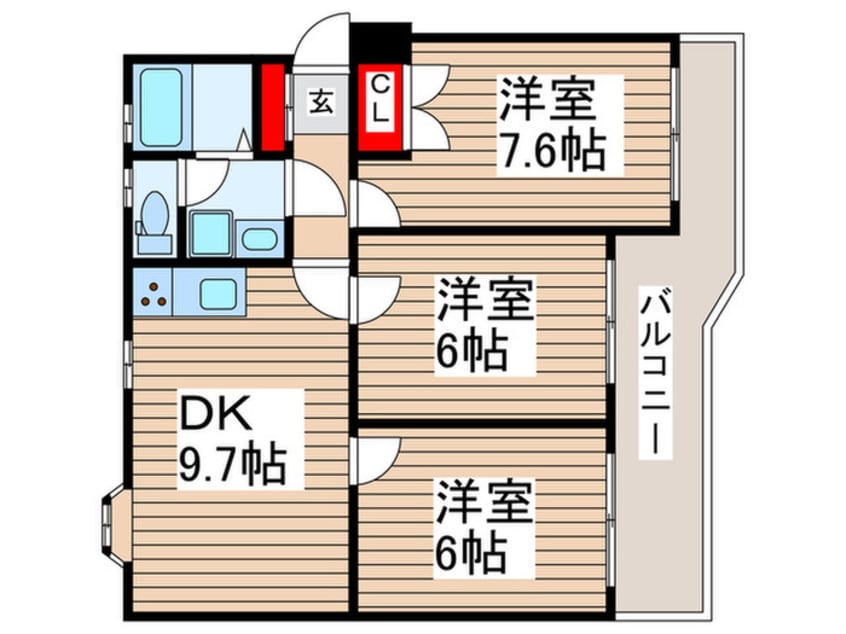 間取図 フラワーヒル豊四季（１０３）