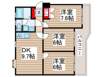 間取図 フラワーヒル豊四季（１０３）