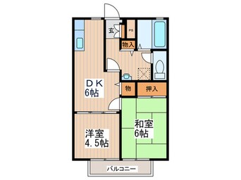 間取図 ドエルムサシノ