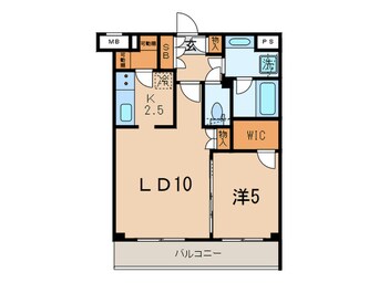 間取図 THE PREMIUM CUBE G大崎(406)