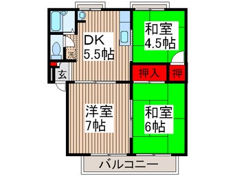 間取図 アイセイハイツ