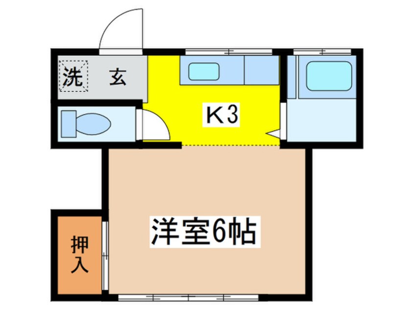 間取図 ハウスワカバ