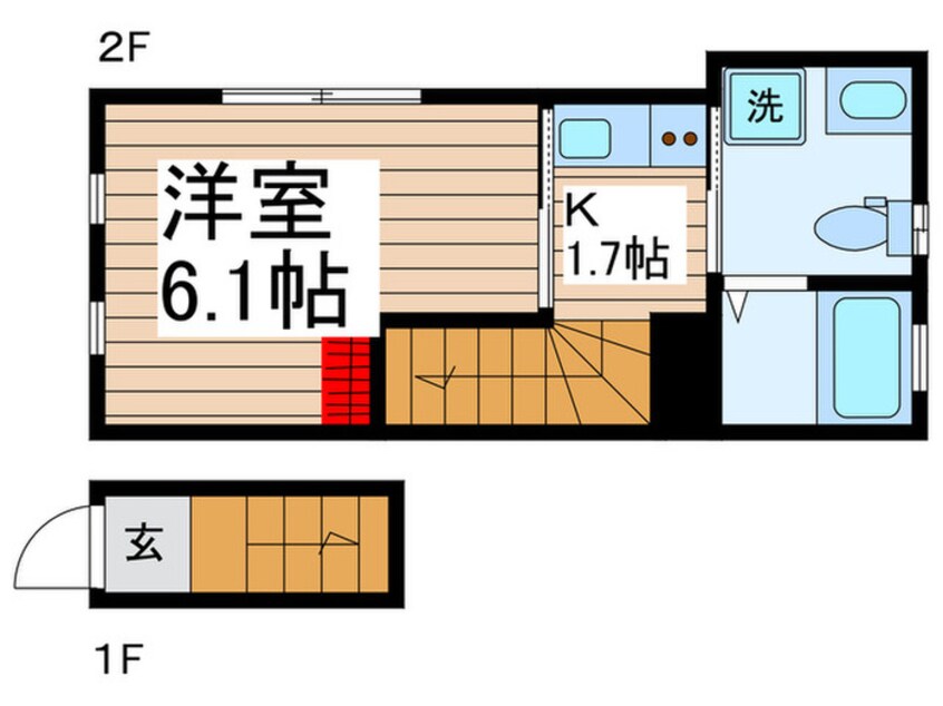 間取図 EUPHORIA柴又駅前