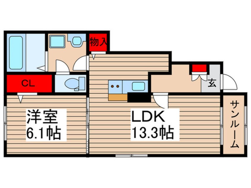 間取図 メゾン初富