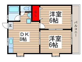 間取図 ヒルズ２１