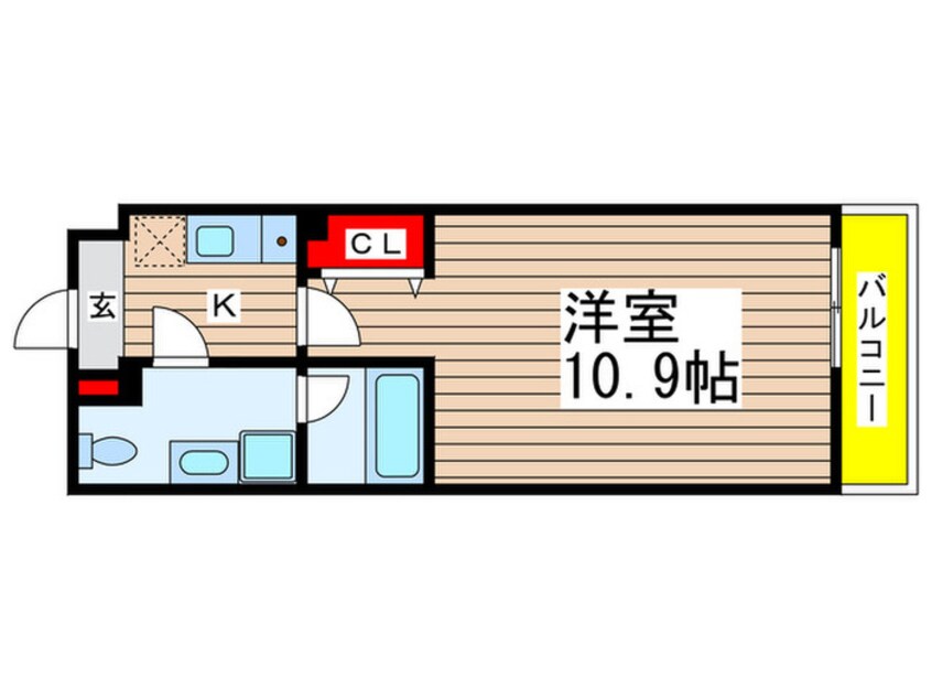 間取図 サンピア検見川