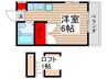 コーポ嵐川 1Rの間取り