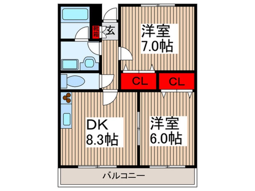 間取図 アムール壱番館