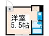 シャンテ町屋 1Rの間取り