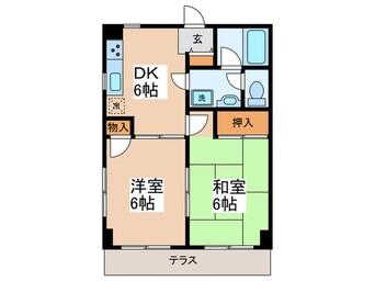 間取図 朋會マンションＢ