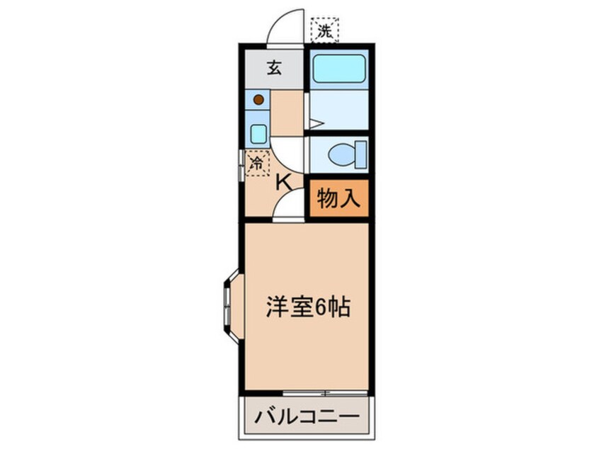 間取図 ハイム愛花Ｅ