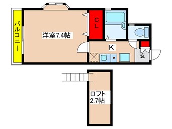 間取図 ロ－ゼンハイツ