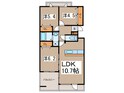 ドルフ南本宿Ⅱの間取図