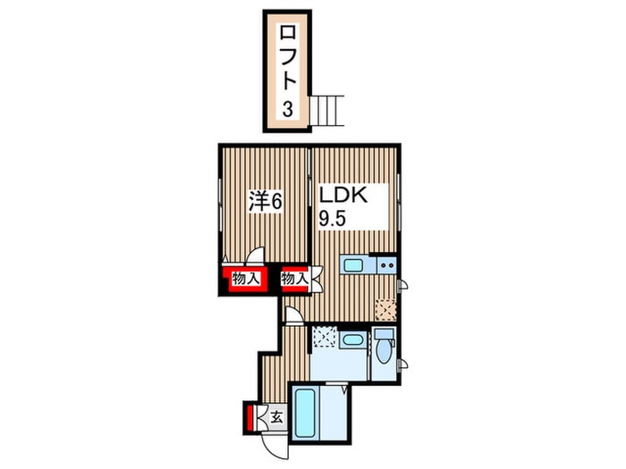 間取り図 soffitto alto