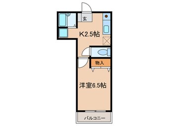 間取図 メゾン桜上水ＹＫ