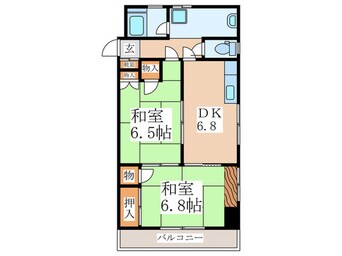 間取図 勇進ビル