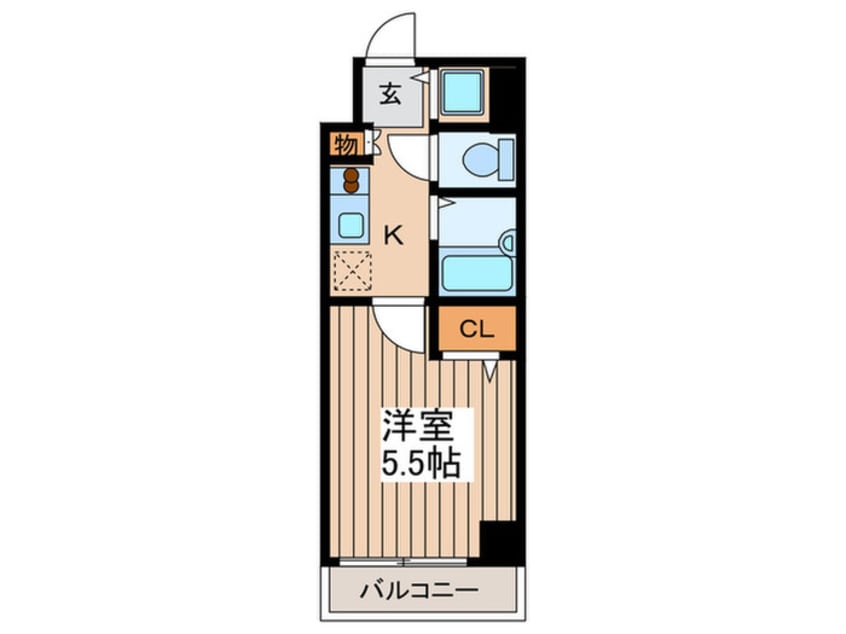 間取図 ﾄｰｼﾝﾌｪﾆｯｸｽ上北沢ﾂｲﾝｺｰﾄ