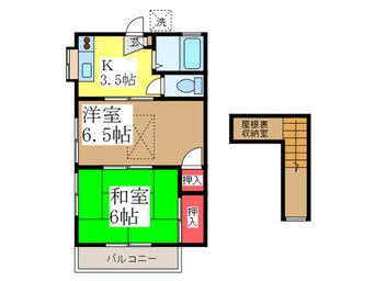 間取図 朝日町ハイツ