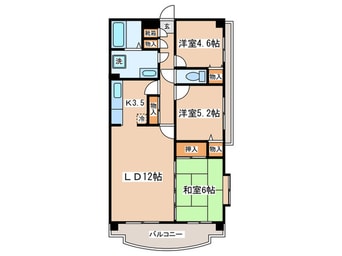 間取図 ガ－デンコ－ト仙川